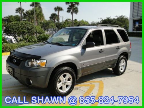 2007 ford escape hybrid, 36mpg!!, leather, 1 owner, florida truck, l@@k at me