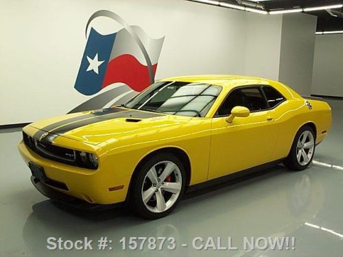 2010 dodge challenger srt8 hemi 6spd nav 20&#034; wheels 44k texas direct auto