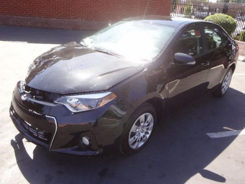 2014 toyota corolla s damage salvaged runs!! economical priced to sell! l@@k!!
