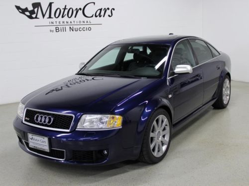 2003 audi rs6 -blue/black -nav, bose, warm weather, carbon fiber, well serviced!