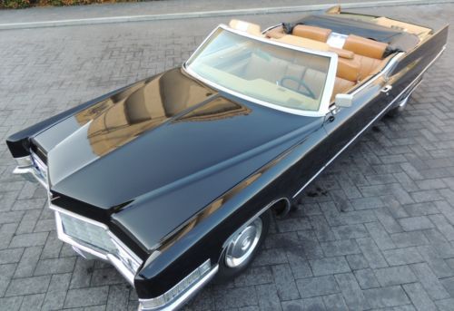 Black &amp; tan convertible - very few miles on restoration mad men era gem