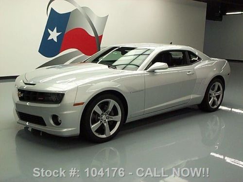 2010 chevy camaro 2ss rs 6spd htd leather 20&#034; wheels 2k texas direct auto