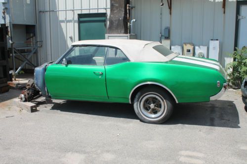 1969 olds cutlass 442 clone convertible console bucket seats