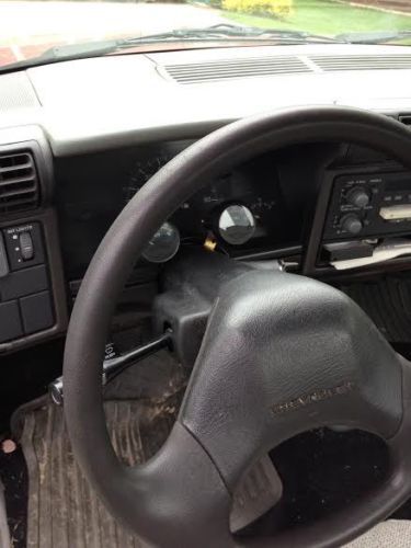 Chevy s10 electric vehicle conversion, red, cond fair, needs some work, as is.