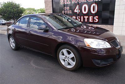 2010 pontiac g6 sedan bluetooth sunroof leather heated seats xm satellite radio