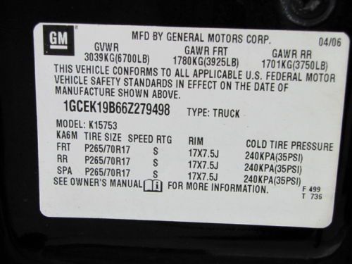 EXTENDED CAB 4x4 Z71 OFF ROAD !LT ! AIR RIDE SYSTEM ! WARRANTY ! SERVICED ! 06, US $12,910.00, image 52