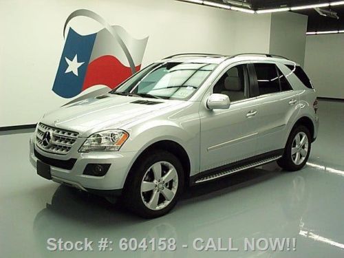 2010 mercedes-benz ml350 p1 sunroof nav rear cam 24k mi texas direct auto