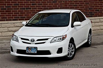 11 corolla le cd player with aux traction control power options finance white