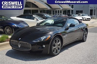 New maserati granturismo convertible sport nav black nero ferrari v8 loaded