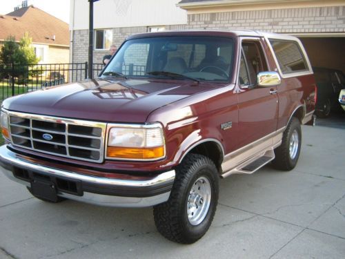Gorgeous 1996 ford bronco eddie bauer edition 4x4  - stunning looking from texas