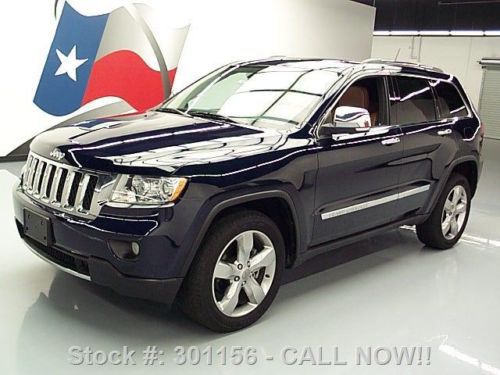 2012 jeep grand cherokee overland hemi pano sunroof 17k texas direct auto