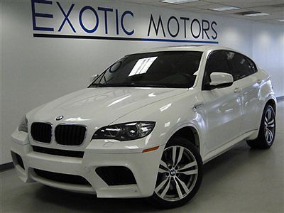 2012 bmw x6 m awd!! nav rear-cam htd-sts hud pdc 20-whls shades warranty 1-owner