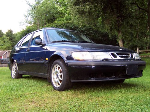 2000 saab 9-3 turbocharged 2.0l 5-speed for repair engine seized