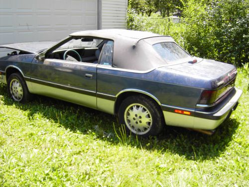 1989 lebaron convertible project car