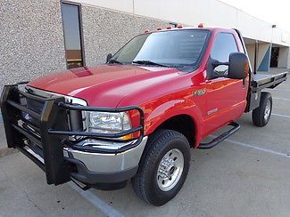 2004 ford f350 xlt regular cab hay hauler-diesel-4x4-six speed no reserve