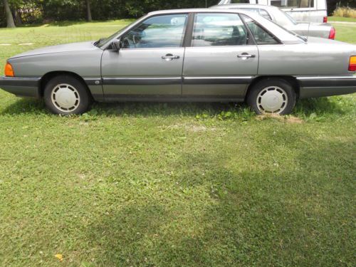 1987 audi 5000s  front wheel drive with spare engine/transmission/parts/books