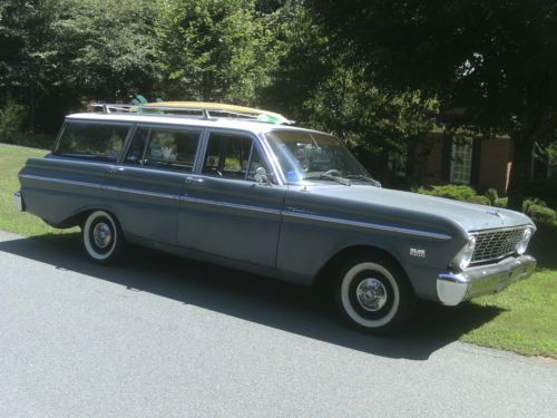 1964 ford falcon station wagon: rust free, &#034;disney movie car&#034;, automatic, 6 cyl