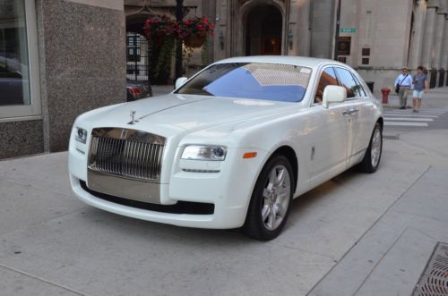 2010 rolls royce ghost 10k miles white/tan 20&#034; wheels rolls royce dealer! cheap!