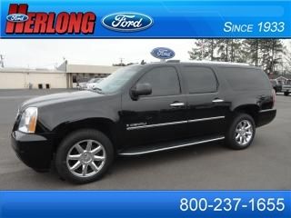 Black denali awd navigation dvd rear view camera sunroof heated cooled seats