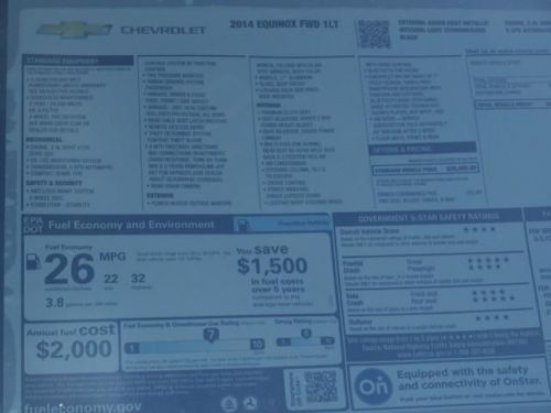 2014 chevrolet equinox 1lt