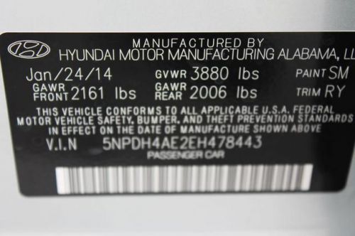 2014 Hyundai Elantra Limited, US $20,046.00, image 5