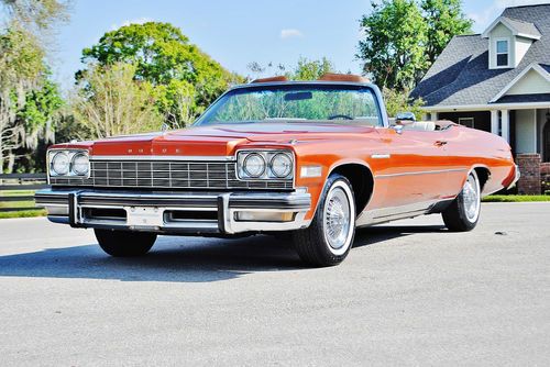 All original just 31,360 miles 1975 buick lesabre convertible loaded beautiful