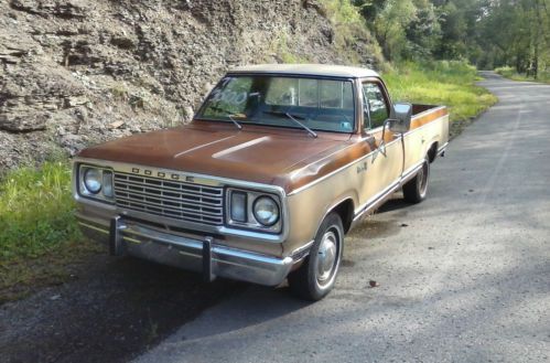 1977 dodge d-100 adventurer pickup w/ 360 engine -true survivor-  mopar ram