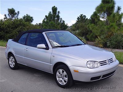 2002 volkswagen cabrio glx convertible clean carfax dealer serviced heated seats