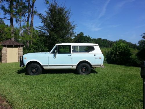 1976 international harvester scout ii solid survivor 4wd a/c  plus pick up cab!