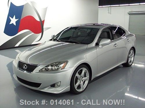 2008 lexus is350 auto sunroof leather nav rear cam 88k texas direct auto