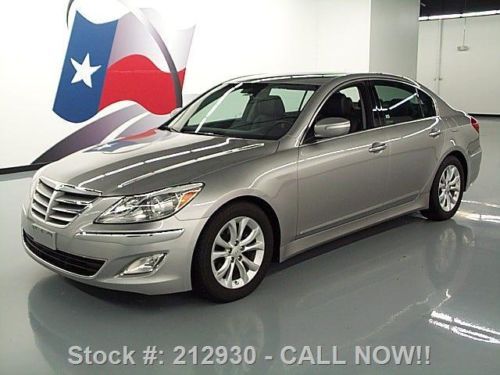 2013 hyundai genesis v6 heated leather alloy wheels 39k texas direct auto