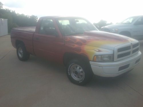 Custom 1997 dodge ram short bed 1500 big block 440 auto, custom paint