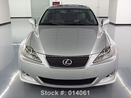 2008 lexus is350 auto sunroof leather nav rear cam 88k texas direct auto