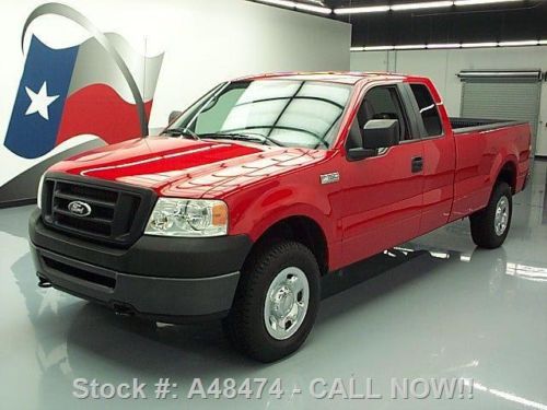 2007 ford f-150 xl supercab 4x4 longbed bedliner 23k mi texas direct auto