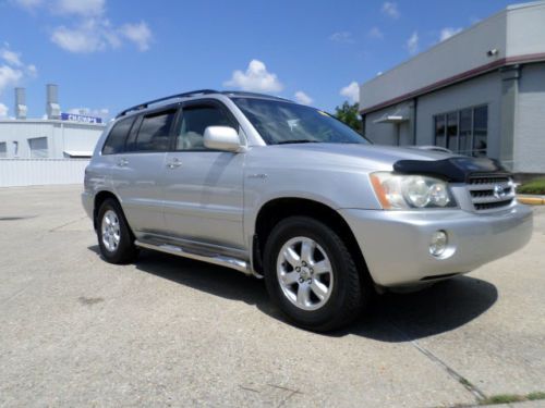 2002 toyota highlander extremely clean leather sunroof ac cd cruise