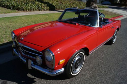 1971 280sl-rare last year or production-ps &amp; ac-very nice older restoration!