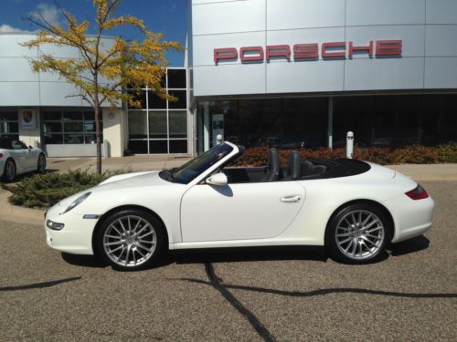 2008 porsche 911 c4 carrera cabriolet 997 awd certified warranty one owner!!