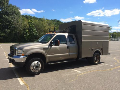 Dually - 4x4 - extended cab - utility bed - powerstroke turbo diesel  no reserve