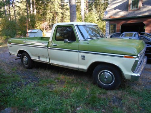 Rare model trailer special 1974 ford f100 ranger xlt w/82k original, 3rd owner