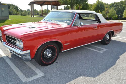 1964 pontiac gto convertible  restored  no reserve, beautiful car real gto