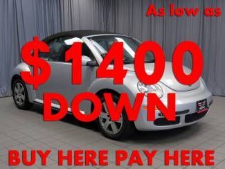 2006(06) volkswagen new beetle convertible! heated seats! we finance! must see!!