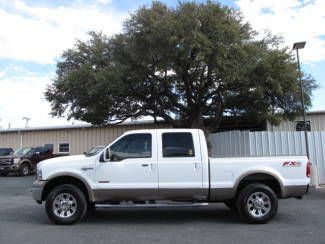 F250 king ranch heated leather pwr opts mp3 cd 6.0l powerstroke diesel 4x4 fx4