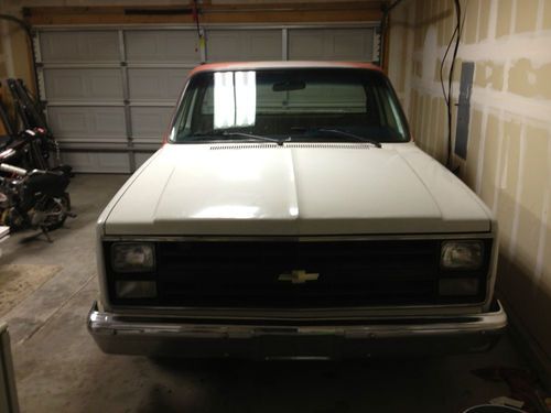 1986 chevrolet c10 custom standard cab pickup 2-door 5.7l