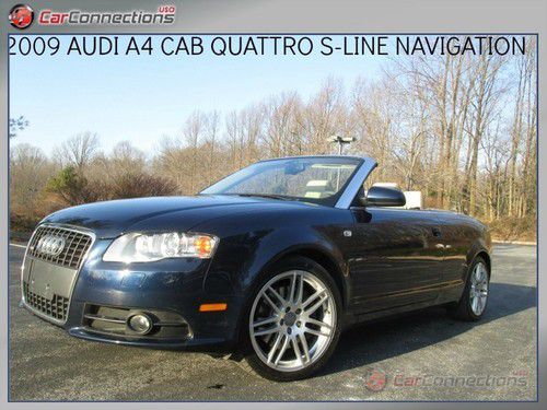 2009 audi a4 quattro cabriolet convertible navigation like a5 loaded s line