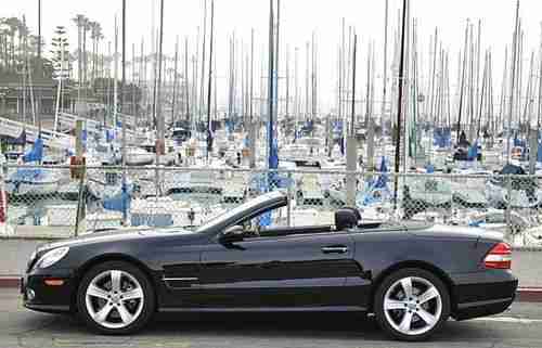 2009 Mercedes SL550 roadster only 31k miles black/black excellent CA car, US $55,900.00, image 8