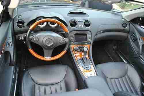 2009 Mercedes SL550 roadster only 31k miles black/black excellent CA car, US $55,900.00, image 17