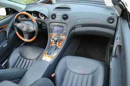 2009 Mercedes SL550 roadster only 31k miles black/black excellent CA car, US $55,900.00, image 18