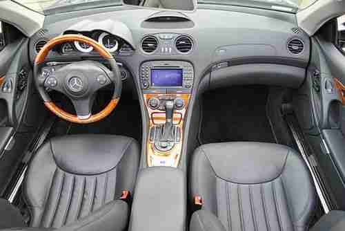 2009 Mercedes SL550 roadster only 31k miles black/black excellent CA car, US $55,900.00, image 19