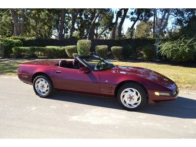 '93 vette, z25 - 40th anniversary, 35k miles, fx3 selective ride, 350/300hp auto