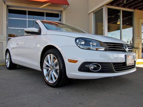 2012 volkswagen eos komfort convertible, 1-owner, power top and moonroof!